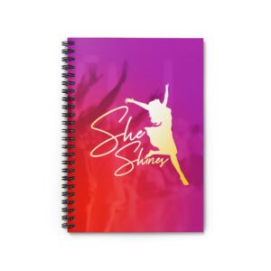 She Shines Spiral Notebook - Ruled Line